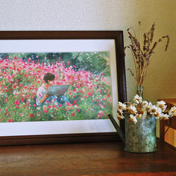 コスモス（秋桜） 絵画 のおすすめ人気通販｜Creema(クリーマ