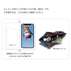 ☆にゃんこセブン様専用ご注文ページ☆スタッズデニム手帳型iPhoneケース 5枚目の画像