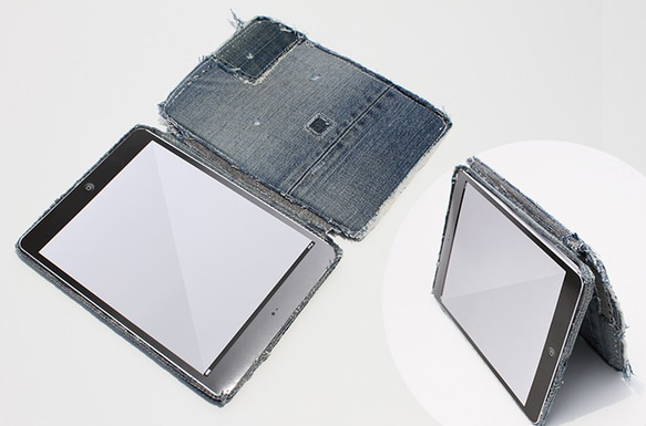 iPadPro、ipad、iPadmini Vintage Denim iPad 保護殼 / iPad13011 (Mercur 第6張的照片