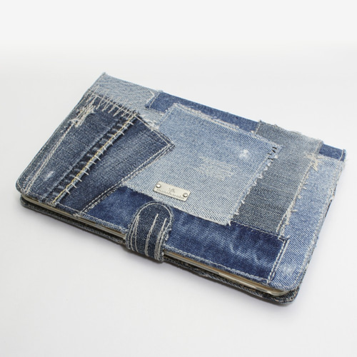 デニムコラージュiPadケース - iPad mini7(A17 Pro),Pro11インチ(M4/M3