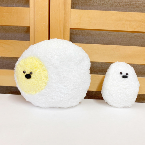 めだまやきさん ハンドメイド ぬいぐるみ コウペンちゃん 夏祭り 屋台 たこやき めだまやき ぬいぐるみ