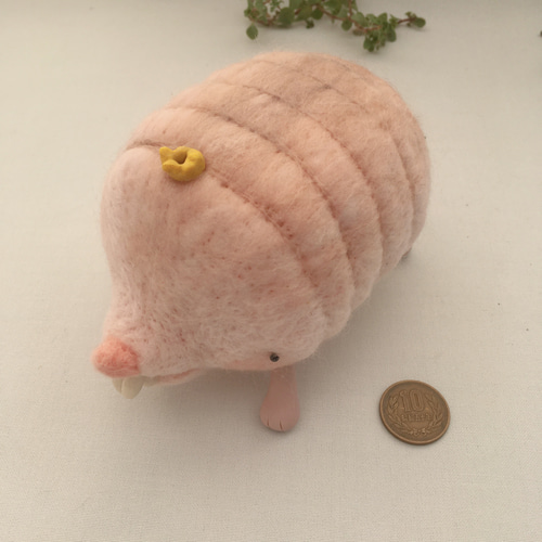 羊毛フェルト ハダカデバネズミ女王 羊毛フェルト ちくpupu. 通販