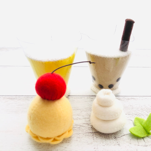 フェルトままごと＊カフェセットB② おもちゃ・人形 Petite Paume 通販