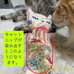 安全に配慮した！キャットニップ入り☆ぺろにゃんけりけり 7枚目の画像