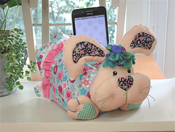 wonderland22 兔子造型手機座｜cell phone holder｜rabbit 型 携帯電話ホルダー 第1張的照片