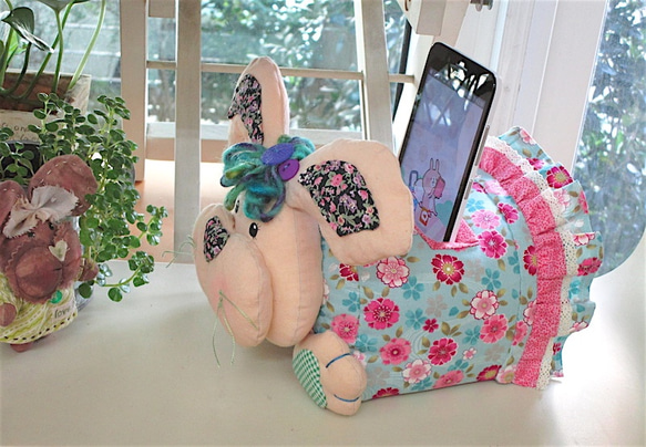 wonderland22 兔子造型手機座｜cell phone holder｜rabbit 型 携帯電話ホルダー 第2張的照片