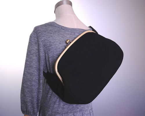 rakusu7529様】がま口ウエストバッグ ハンドメイド rakusu7529様