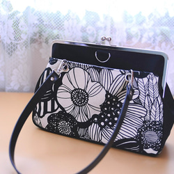 A4サイズ対応】 30cm口金使用☆【超大容量】がま口トートバッグ