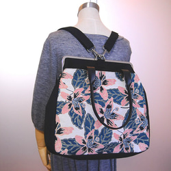 yukiemon リュック ☆スクエアリュック☆yukiemon生地 リュック・バックパック NATTSU