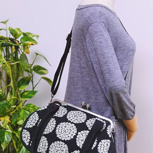 ☆新作☆【nanqueen's handmade】がま口ハンド＆ショルダー2way