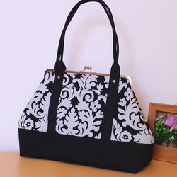 ミナペルホネン がま口 バンブーバッグ 着物バッグ 浴衣バッグ