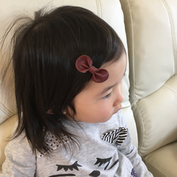 選べる三点セット ソフトレザーヘアゴム 4枚目の画像