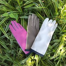 アスレジャー シンプルメッシュ手袋　接触冷感　タッチパネル対応　re-co Gloves  レコ 1枚目の画像