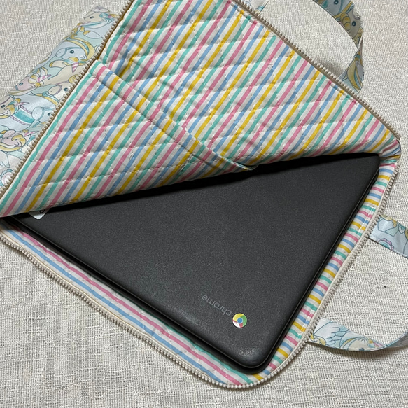 【オーダー受付】ランドセルに入るクロームブックケース クロームブックカバー　タブレットケース　ゆめかわユニコーン 人気・おすすめ｜省スペース設計・旅行向けにおすすめ 公式 プライバシー配送 日本発送・保証書付き商品