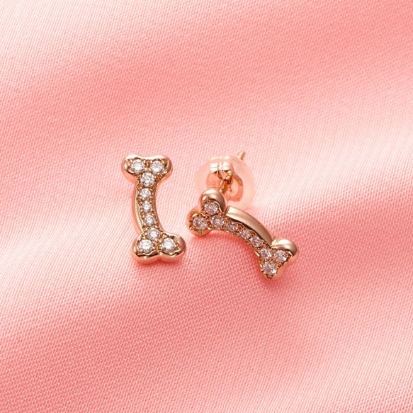 Little Darling リトルダーリン （K18ドッグボーン・ピアス）