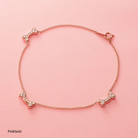 ブギウギドギー Boogie-Woogie-Doggie（K18ドッグボーン・ブレス）