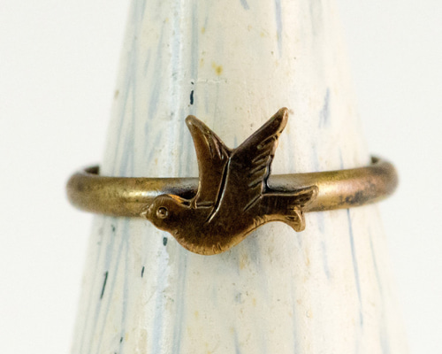 小鳥のリング 小鳥のリングB 指輪・リング ramailo 通販 1051274｜Creema(クリーマ)