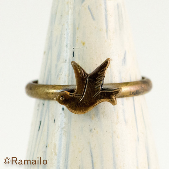 小鳥のリング 小鳥のリングB 指輪・リング ramailo 通販 1051274｜Creema