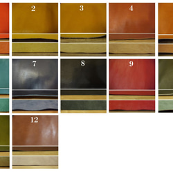 セミオーダー選べる革12色☆金具2色■パスポートケース・カバー 5枚目の画像