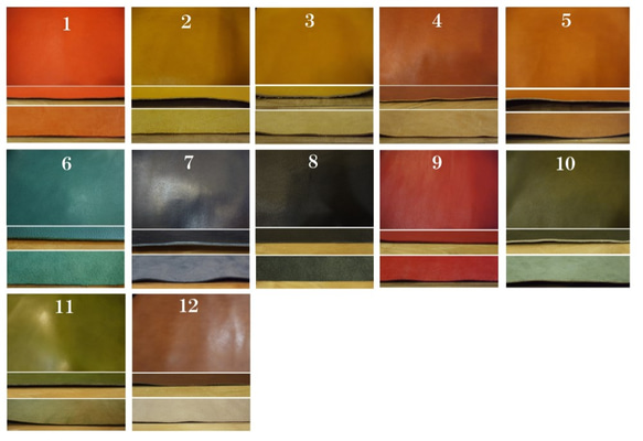 セミオーダー選べる革12色☆金具2色■パスポートケース・カバー 5枚目の画像