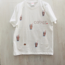 sale！1枚のみです！メンズMサイズ Ｉ  LOVE  COFFEE  ティーシャツTシャツ アイスコーヒー 1枚目の画像