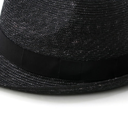 ショートブリムの黒中折れ帽　　マーロウ Marlowe 4枚目の画像