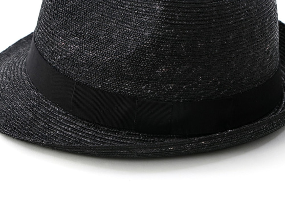 短帽簷黑色軟呢帽馬洛 第4張的照片