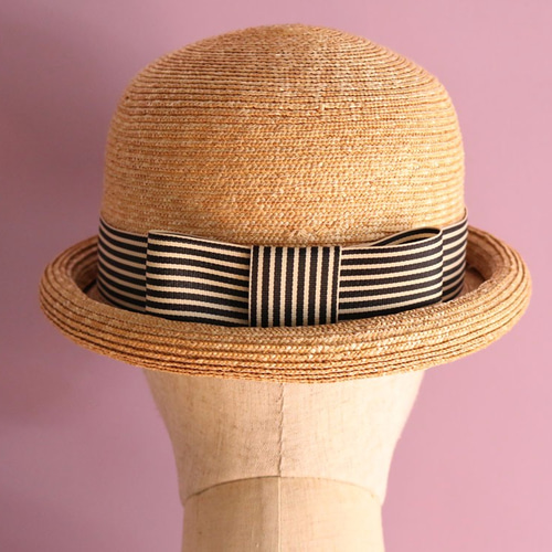 ボーラーハット 麦わら帽子 どんぐり帽子 milkco