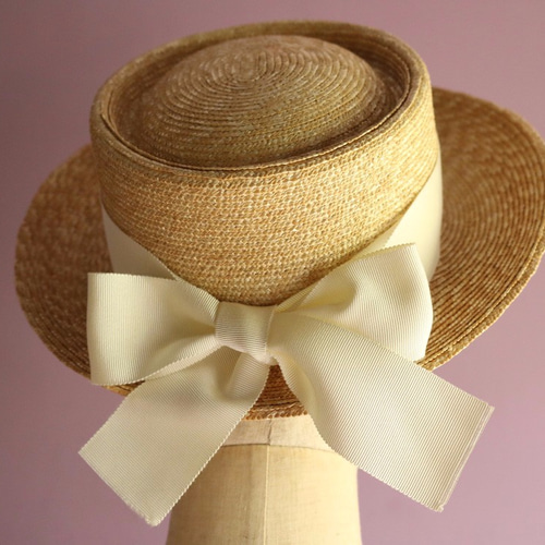 【美品】HIAND ハイアンド Blade pork Hat ハット 麦わら帽子 美品】HIAND ハイアンド Blade pork Hat ハット 麦わら帽子 美品