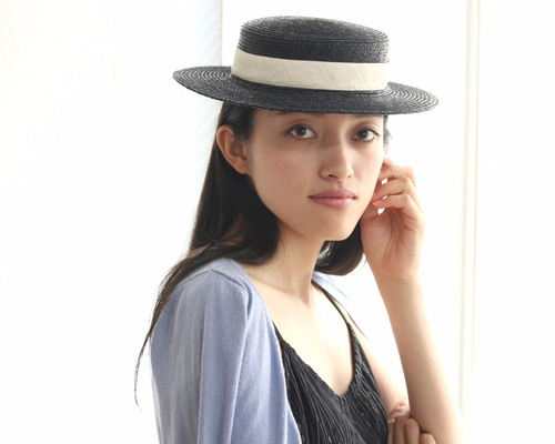 Grosgrainグログラン 黒麦のヘッドピース ブラックヴィヴィアン 黒麦のヘッドピース Black Vivienブラックヴィヴィアン