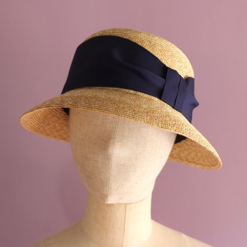 こつばの麦わら帽子 Marie Navy マリーネイビー 春夏ハット ハット