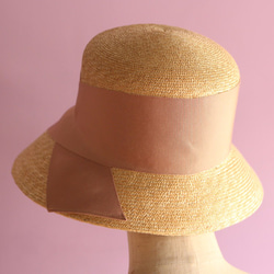 廣泛的珠子草帽Cecil cecil粉紅色米色 第4張的照片