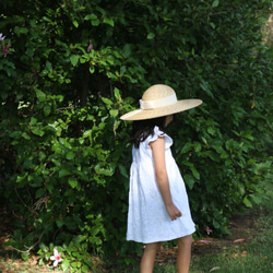 兒童寬簷草帽瑪麗瑪麗的春夏帽子 第8張的照片