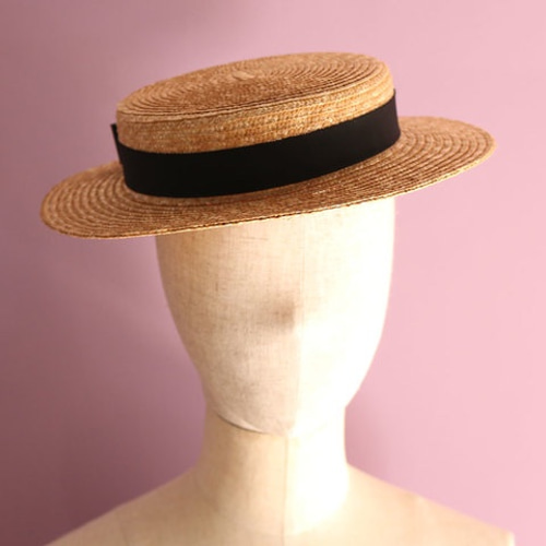 即納可能＞麦わら素材のヘッドピース Vivien ヴィヴィアン 春夏 麦わら