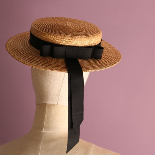 即納可能＞麦わら素材のヘッドピース Vivien ヴィヴィアン 春夏 麦わら