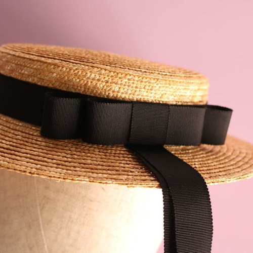 即納可能＞麦わら素材のヘッドピース Vivien ヴィヴィアン 春夏 麦わら