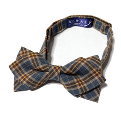 巴特先生-藍黃格英倫風-領結-Bow ties-Classic 第2張的照片