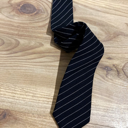 巴特先生-斜紋黑 Premium系列領帶 Neckties 第3張的照片