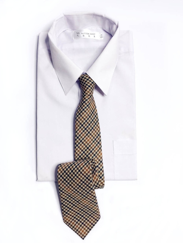 巴特先生-經典格紋-羊毛領帶-Neckties-Wool-Classic-Premium系列 第2張的照片