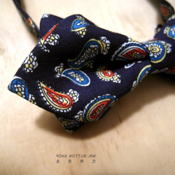 巴特先生-經典變形蟲領結-Bow ties-classic-藍D 第2張的照片