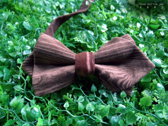 巴特先生-木質紋手打領結-Bow ties-woody-D款 第5張的照片