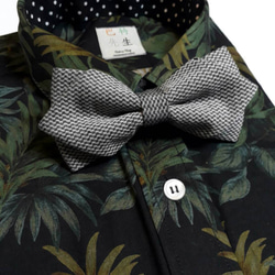 Mr. Bart-Knit Grey Bow Tie-Old Cloth-Bow ties-Classic 3枚目の画像