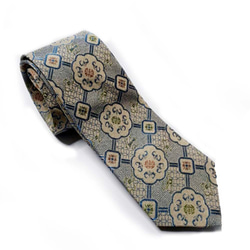 巴特先生-復古磚紋-蠶絲-手工領帶-Neckties-Silk 第1張的照片
