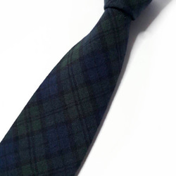 巴特先生-經典菱格紋領帶-Neckties-Classic-藍綠 第4張的照片