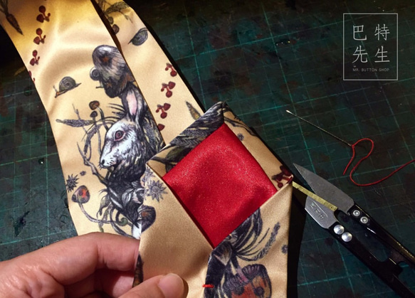巴特先生-兔子先生-插畫-設計款領帶-獨家發售-Neckties 第5張的照片