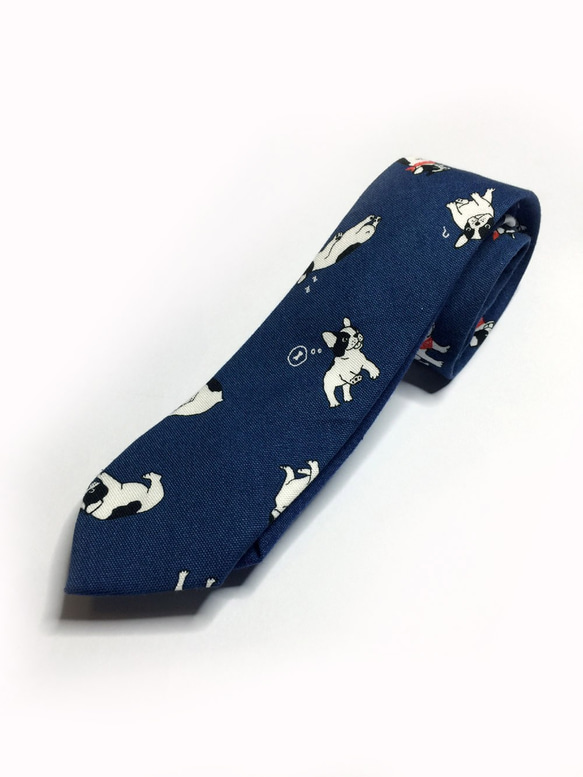 巴特先生-雅痞法鬥-手工領帶-棉-Neckties 第4張的照片