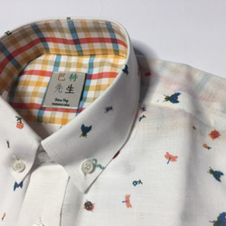 巴特先生-日光昆蟲-設計圖系列-手工襯衫 Shirt 第4張的照片
