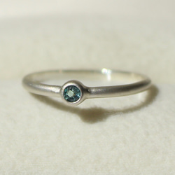 Paraiba tourmaline 2.5mm / Silver925. Honing. 3枚目の画像