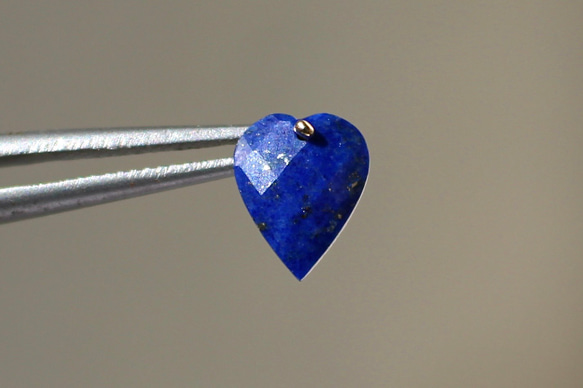 Lapis lazuli (Heart shape) / K18YG 1枚目の画像