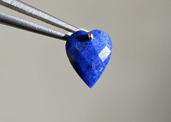 Lapis lazuli (Heart shape) / K18YG 5枚目の画像